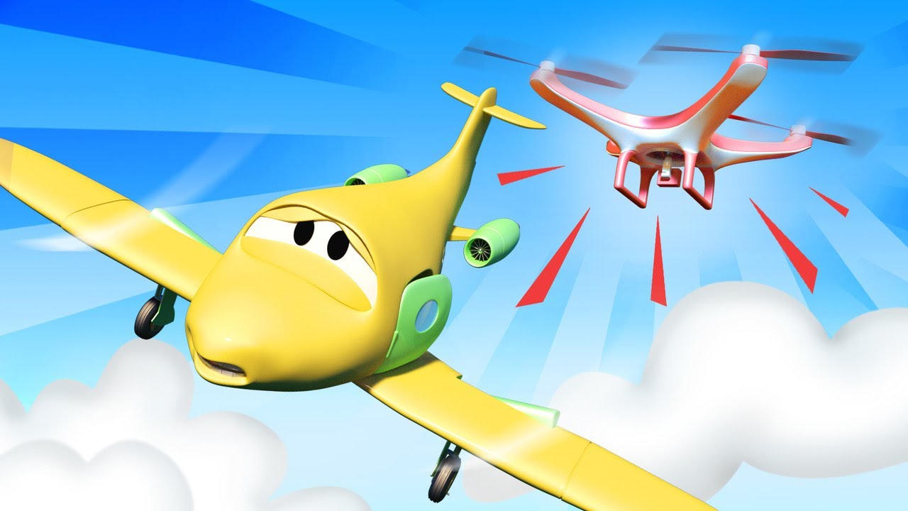 Car Patrol -  Car Patrol Save Penny from a Dangerous Drone  - Car City ! Police Cars and fire Trucks