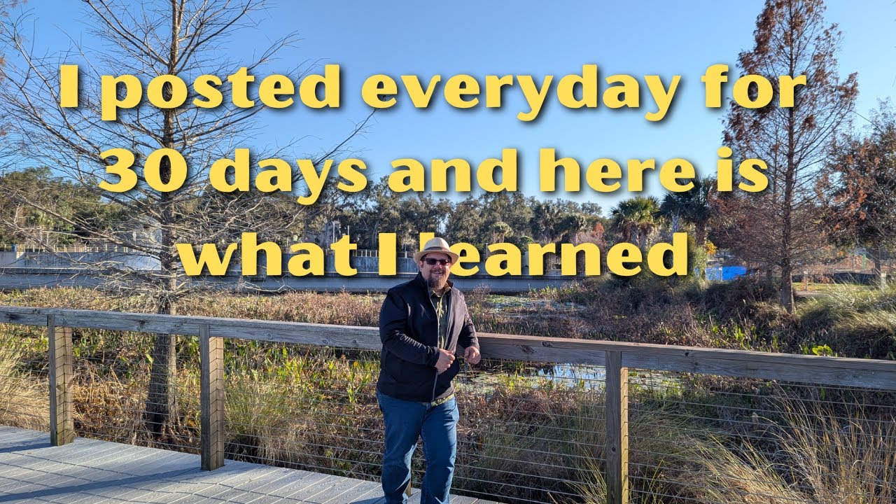 I posted everyday for 30 days and here is what I learned