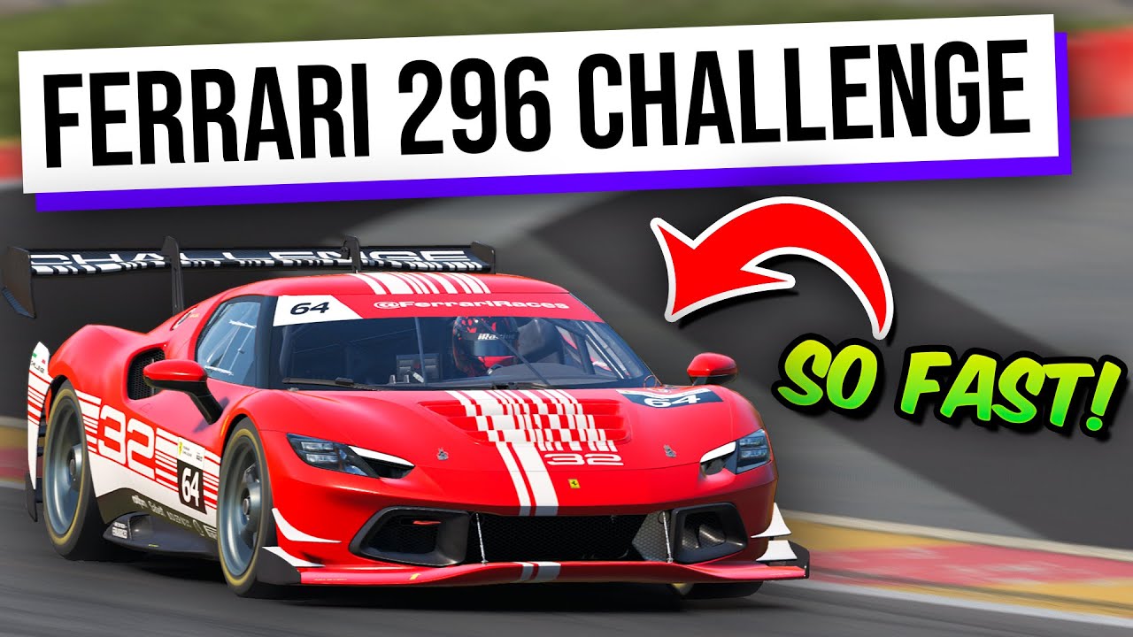 The NEW car on iRacing is ABSOLUTELY RAPID!!! (Ferrari 296 Challenge)