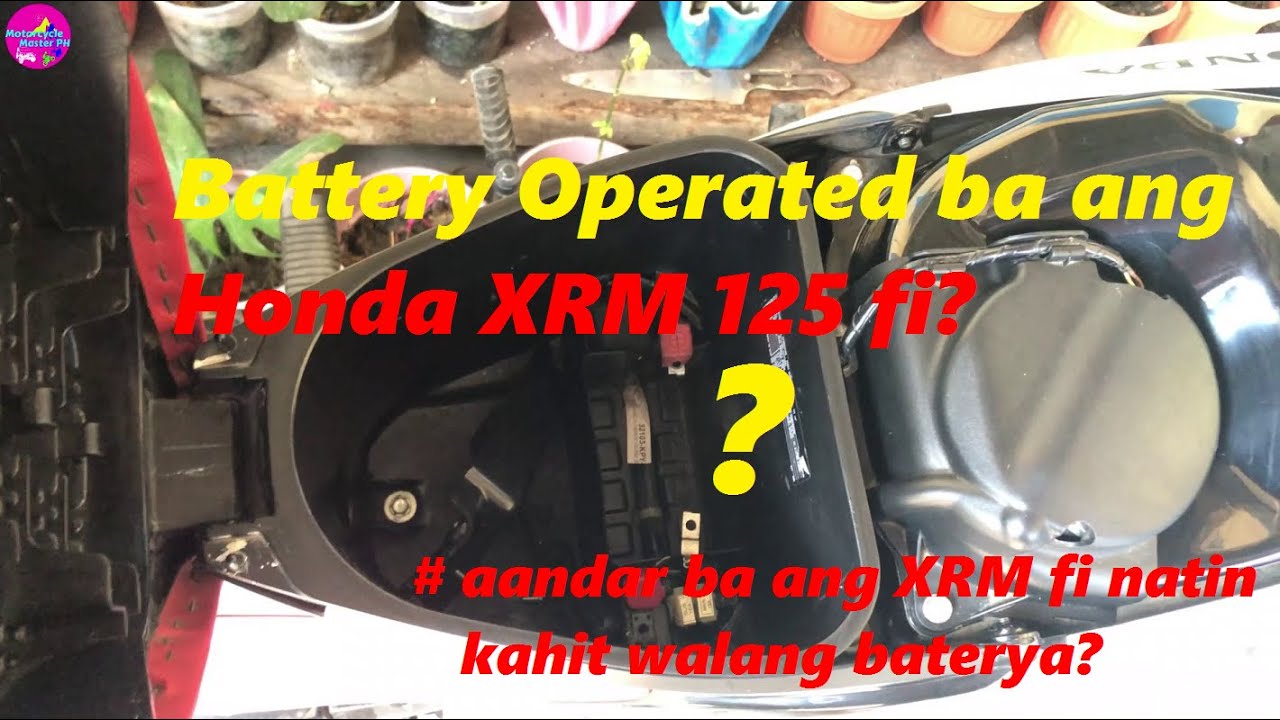 BATTERY OPERATED or STATOR DRIVE | HONDA XRM 125 Fi