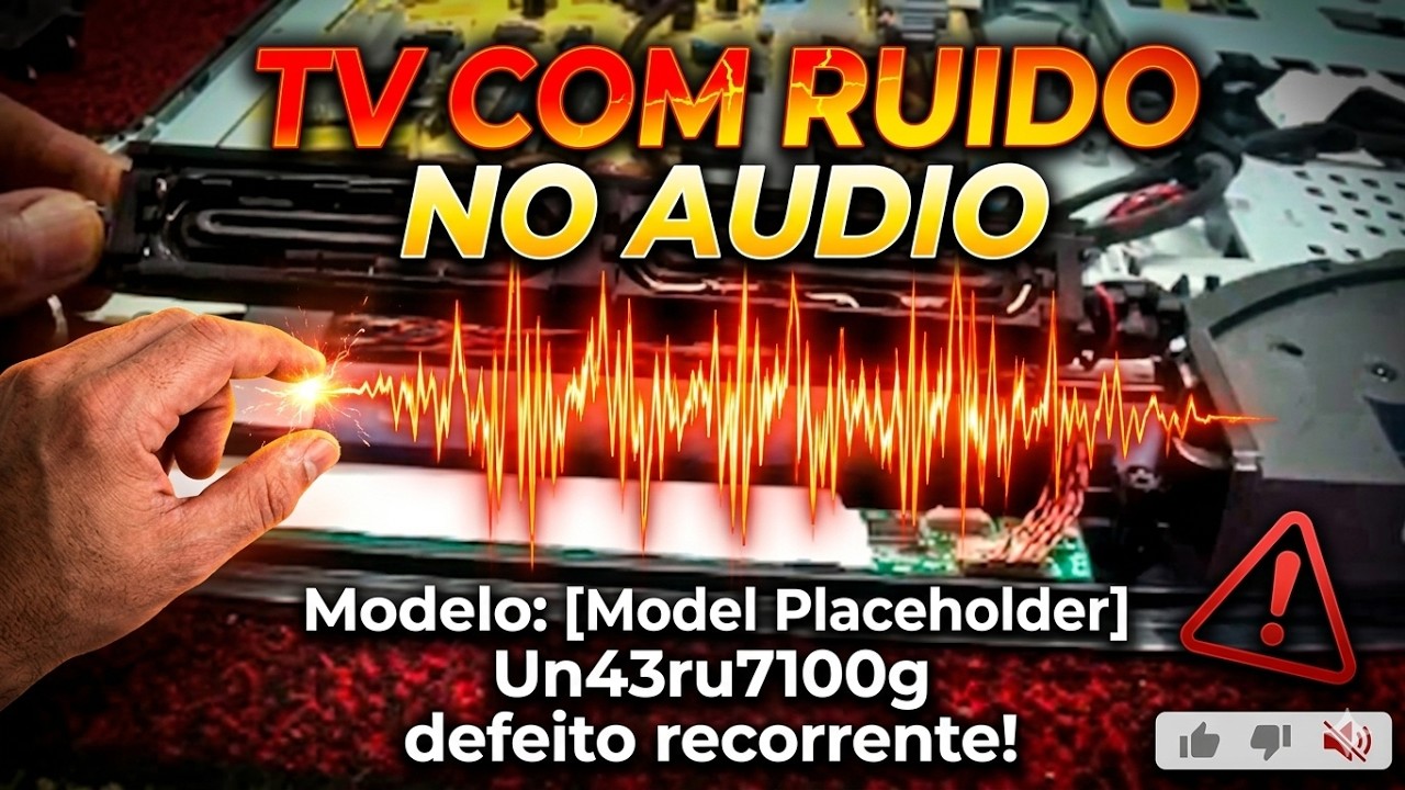 TV com ruido no Audio