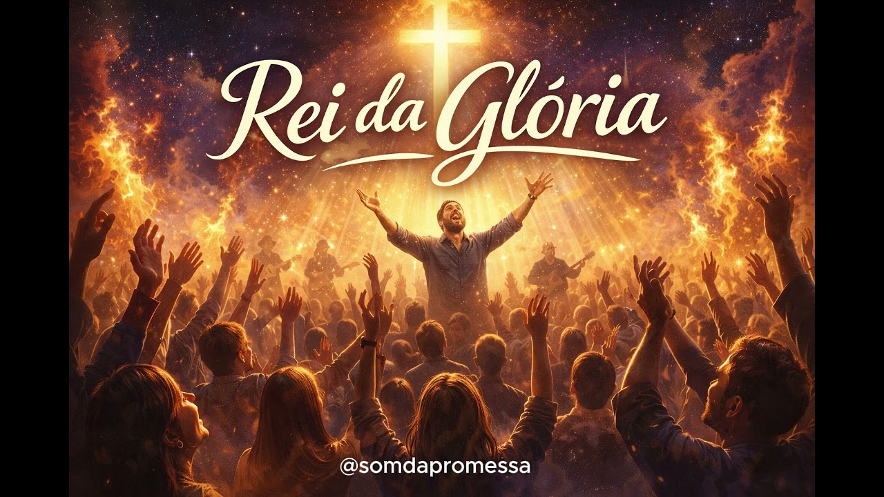 “Rei da Glória”/Quando o povo começa a louvar O céu inteiro começa a se mover.