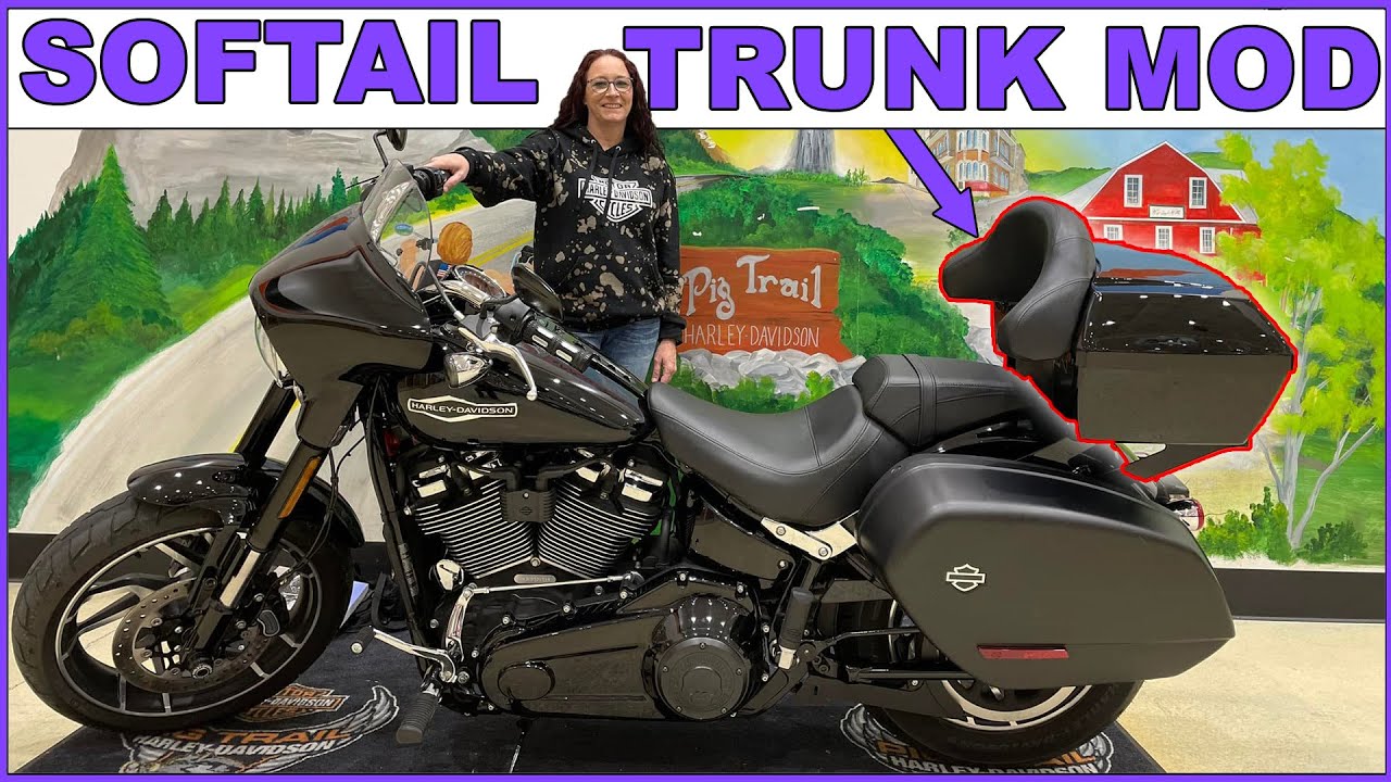 Quick Detach Trunk for Harley Davidson Softails Mod! Softail Upgrades!