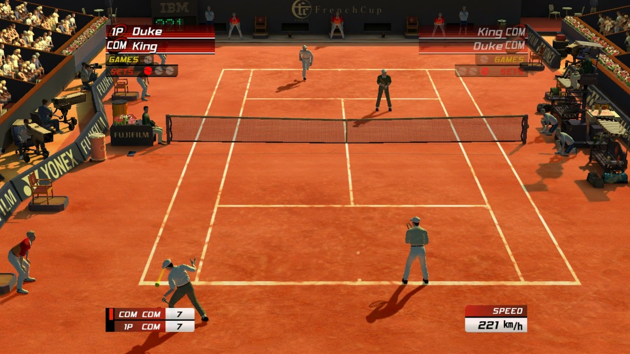 Virtua Tennis 3 | Doubles Tie - Break | Duke / King vs King / Duke