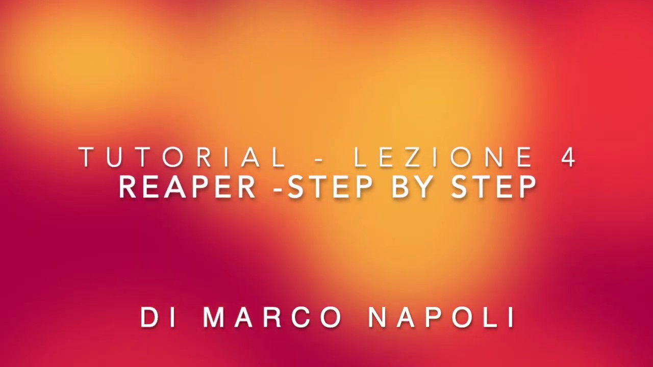 Reaper Tutorial 