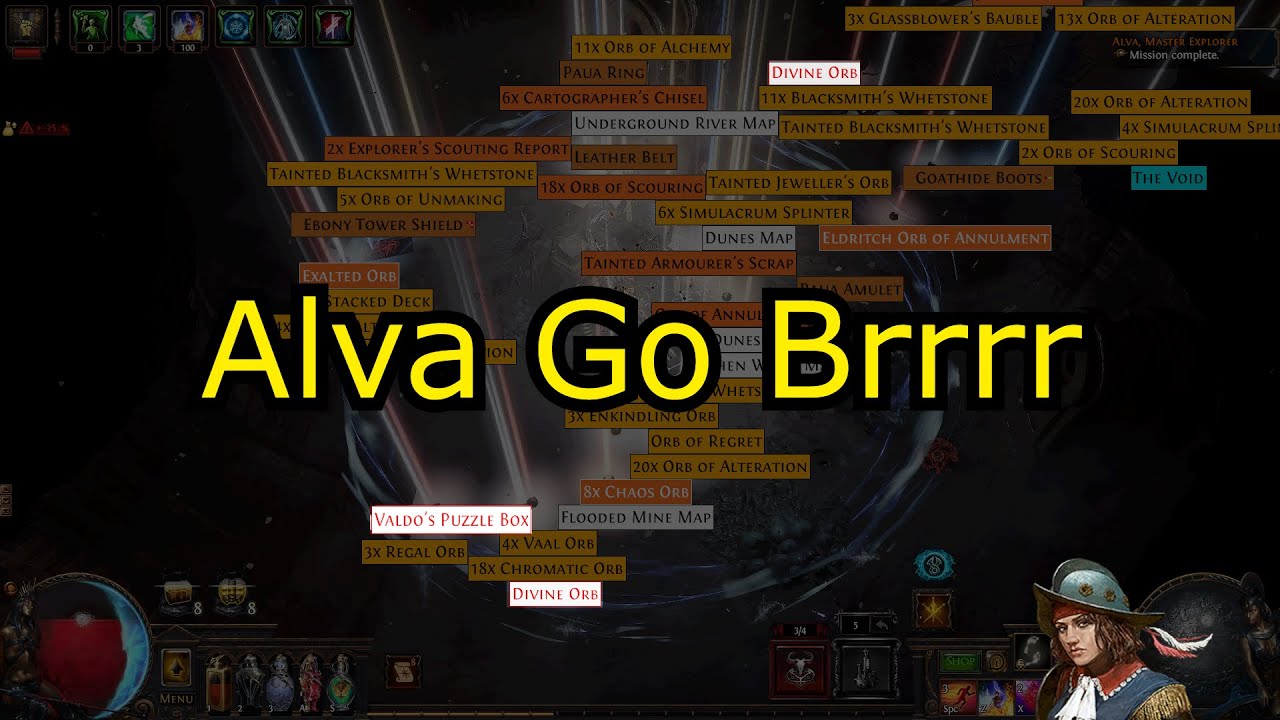How to EXPLODE Alva's Temple with loot and an Evolving Shrine :) | PoE 3.26 Guide