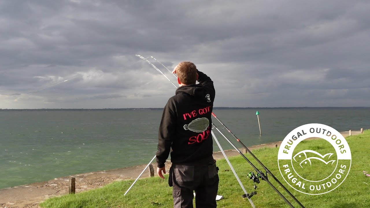 Caught my first Thornback Ray, and it was big, catching Black Bream Baits Fishing uk Isle of Wight