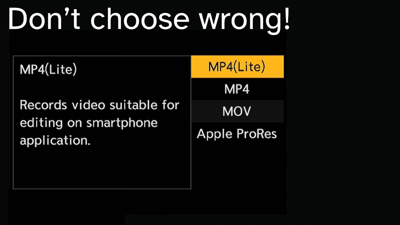 Testing HIGH vs LOW bitrate video and ProRES vs h.265/4