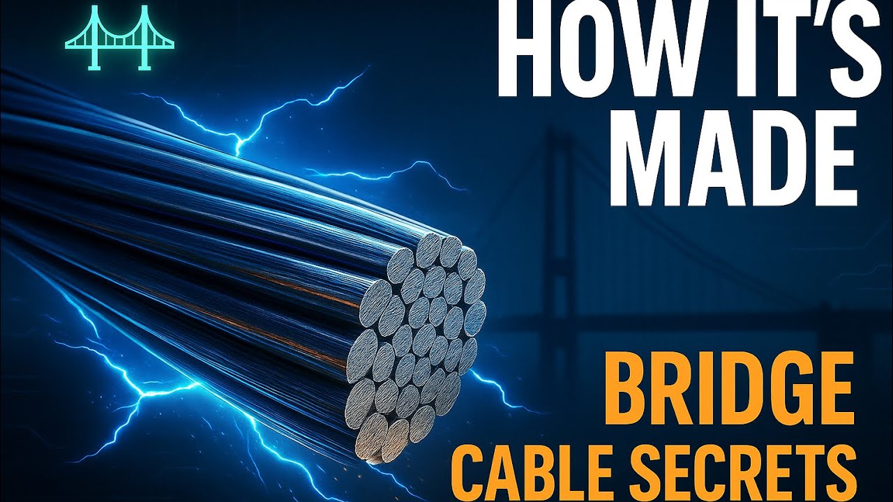 You Won't Believe How Suspension Bridge Cables Are Made!