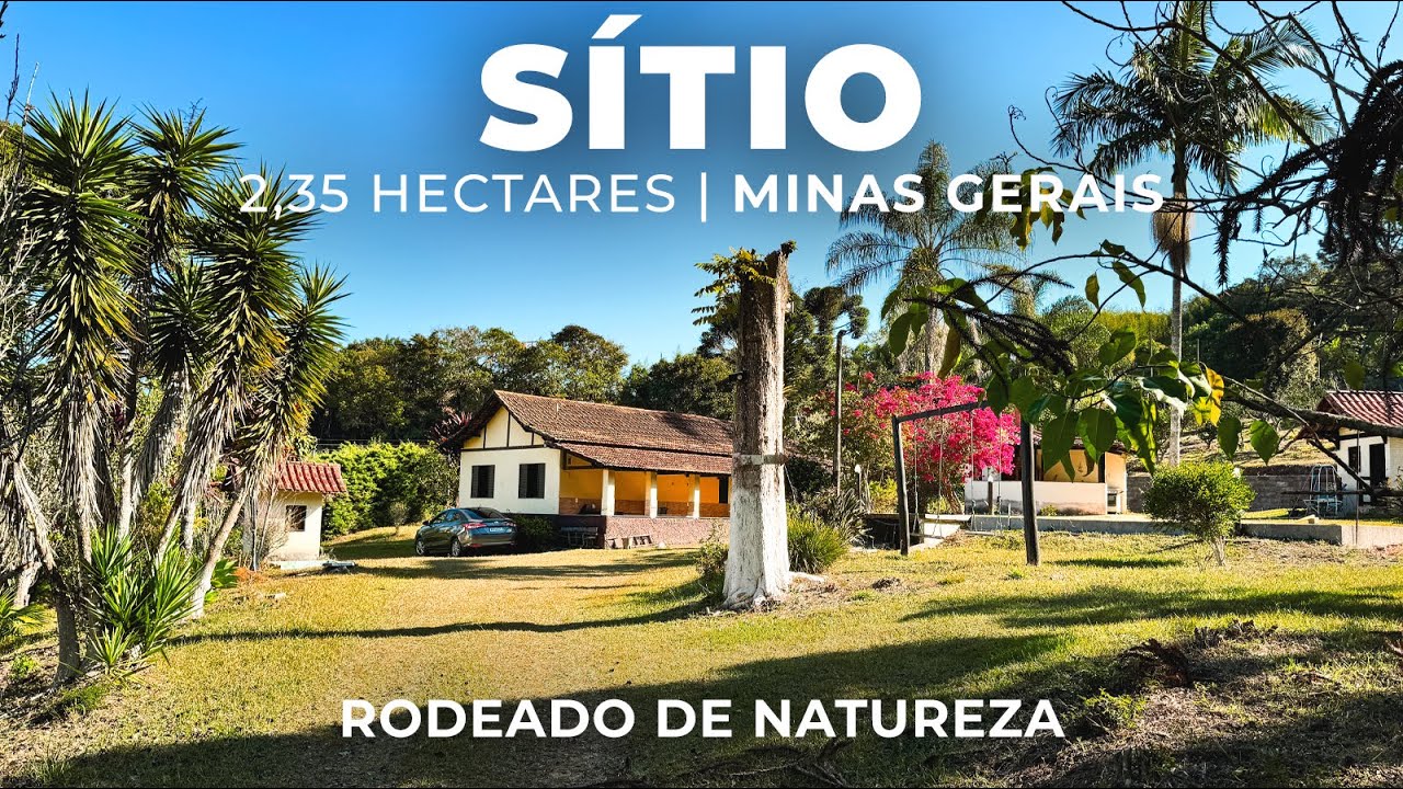 SÍTIO 2,35 HECTARES CERCADO DE NATUREZA, UM RECANTO DE PAZ COM FÁCIL ACESSO EM BARBACENA - MG