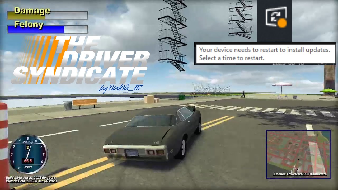 The Driver Syndicate [PC] | Don't Play if your PC needs to Install Updates ||