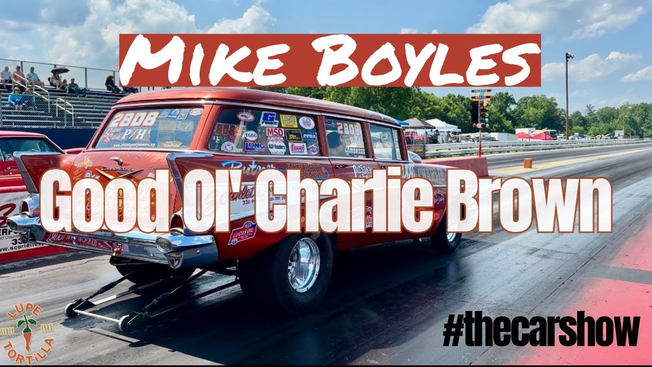 2024 Stick Shift Nationals Mike Boyles Charlie Brown 1957 Chevy Station Wagon 4-speed Drag Racing
