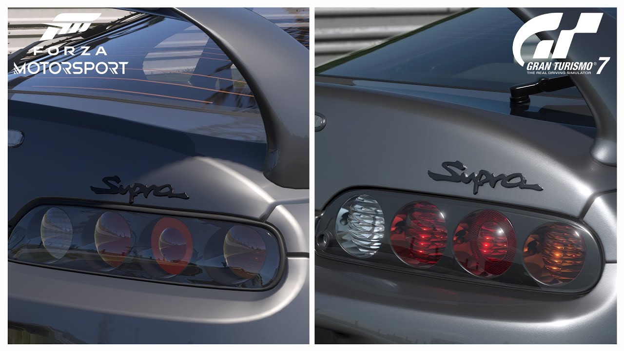 FM8 vs GT7 | Toyota Supra RZ | Sound & Model Comparison