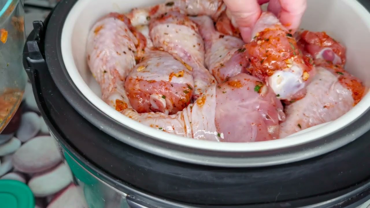 Куриная голень с на пару в мультиварке быстро и полезно
