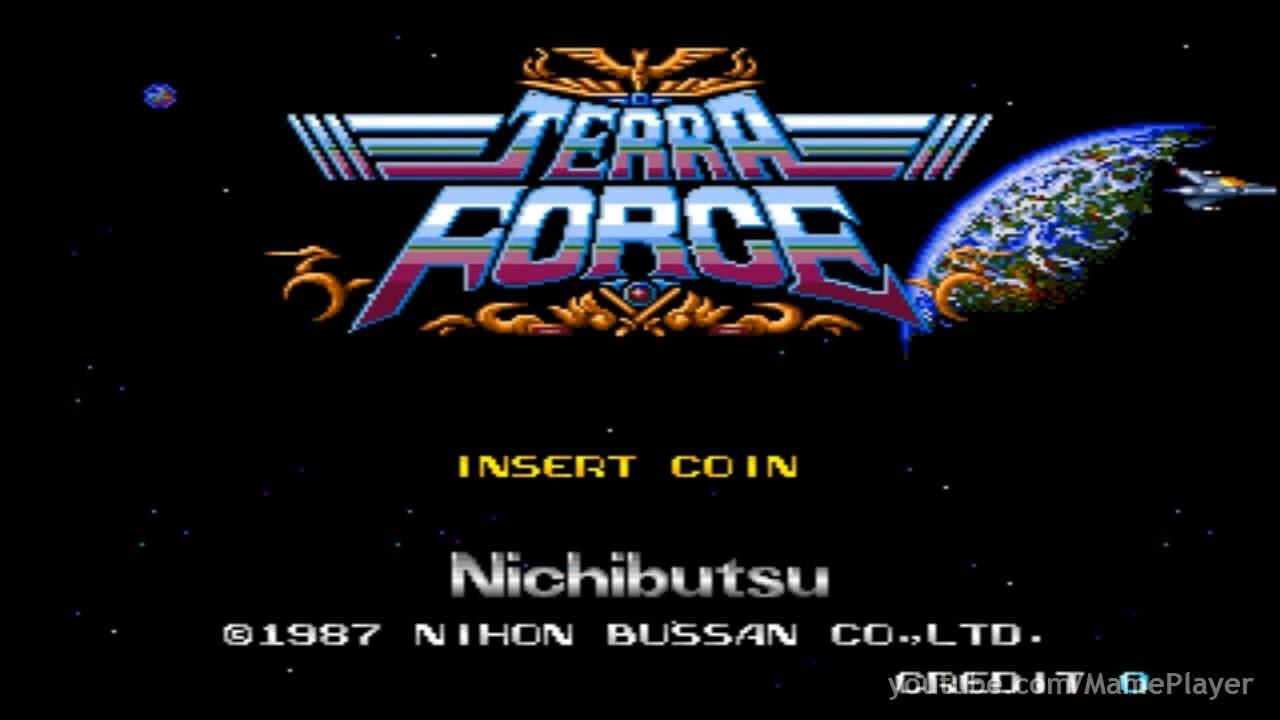 Terra Force 1987 Nichibutsu Mame Retro Arcade Games