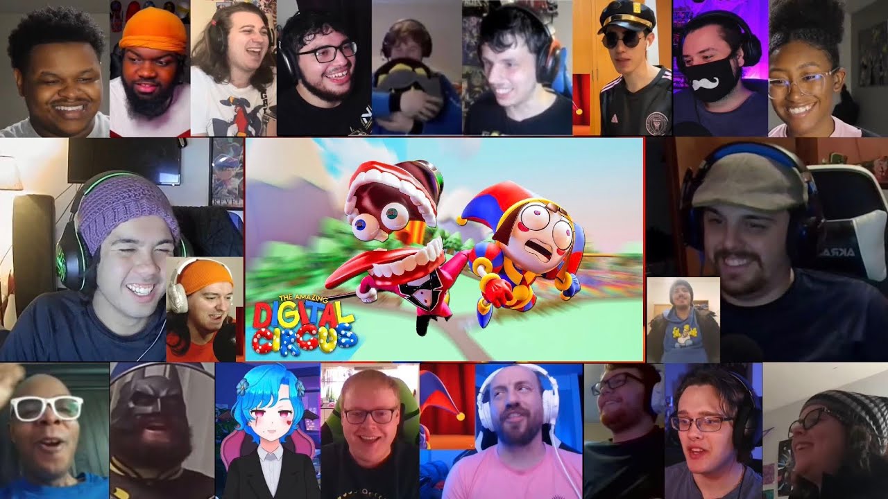 THE AMAZING DIGITAL CIRCUS: PILOT Reaction Mashup