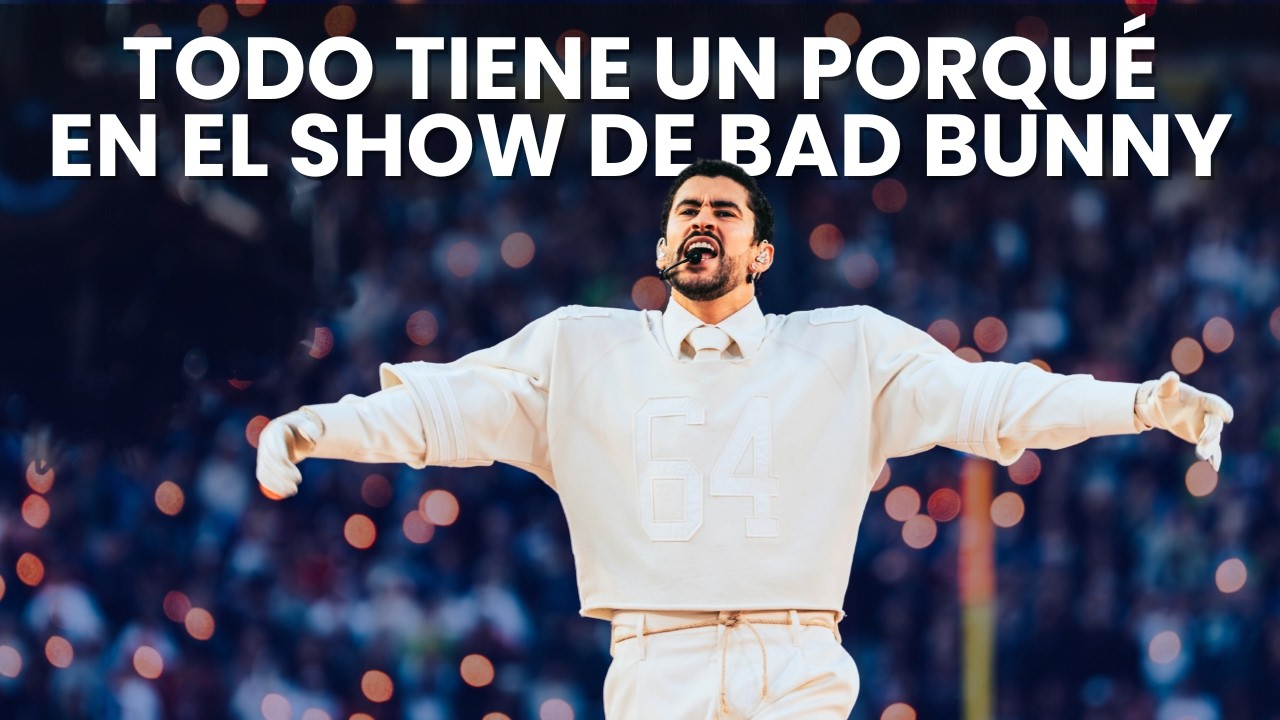 Lo que nadie vió del show de Bad Bunny 🏈
