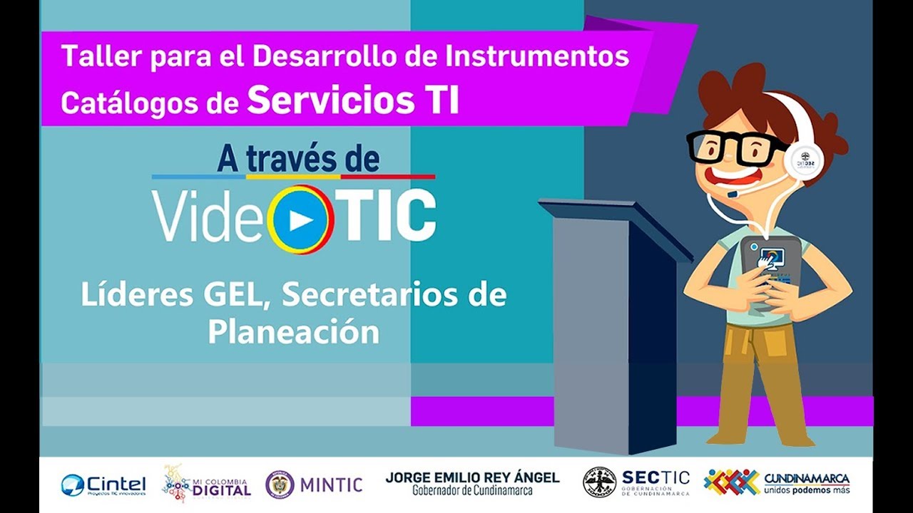 Taller para el desarrollo de Cat&aacute;logos de Servicios TI