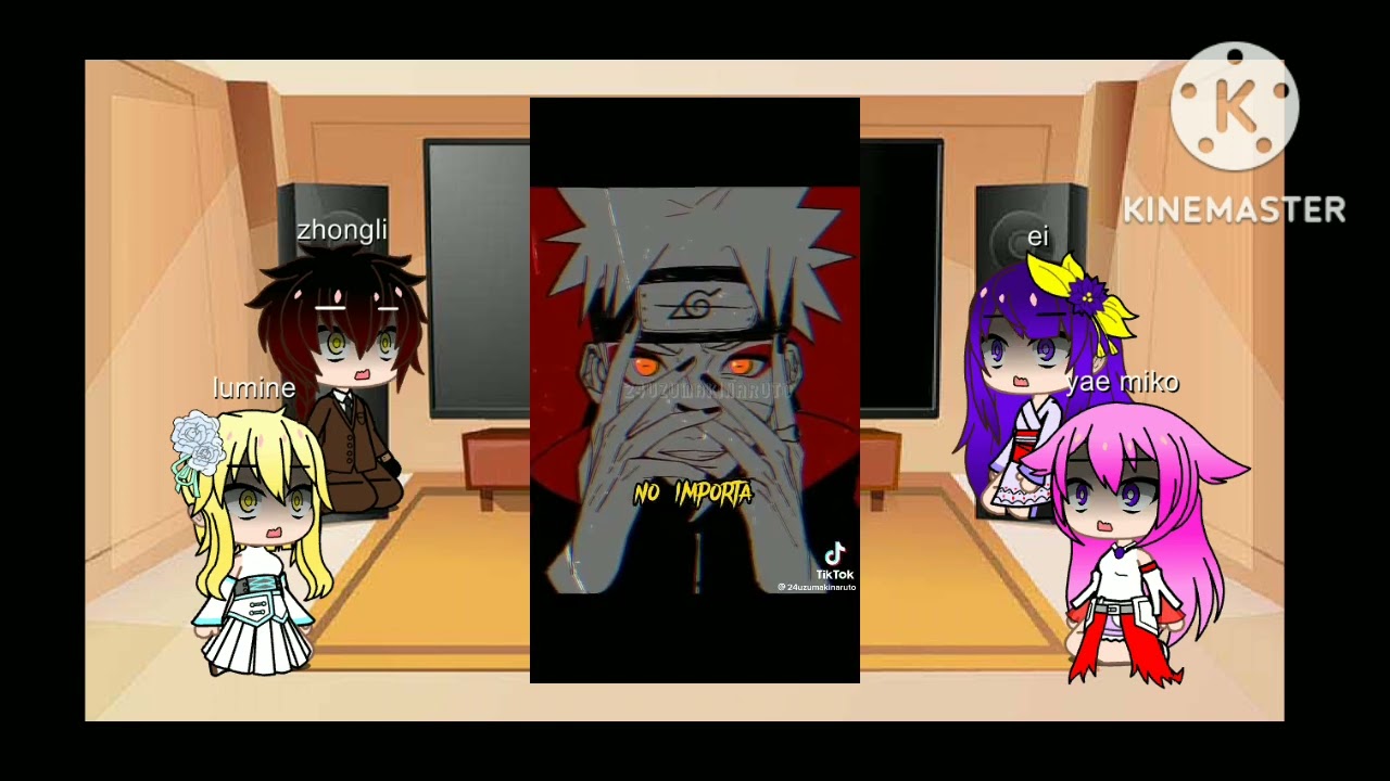 genshin impact reacciona a Naruto.exe part1