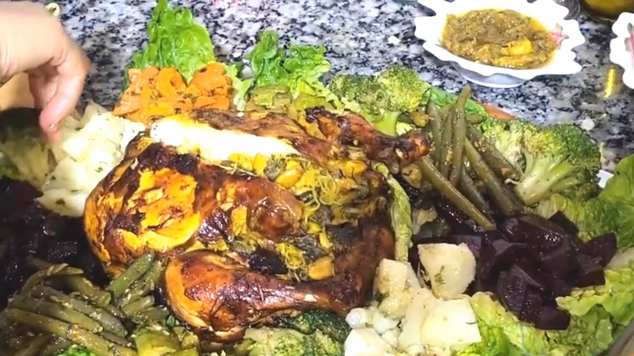 الذ و أحسن وصفة للدجاج 🍗معمر و محمر على حقو و طريقو كيجي رائع جدا باسرع طريقة التحضير 🤩😋