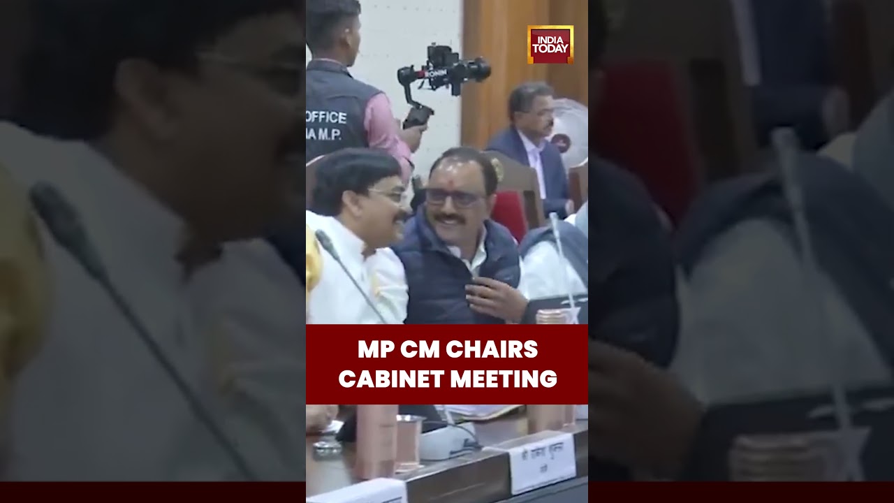 Madhya Pradesh CM Mohan Yadav Chairs Cabinet Meeting in Bhopal | #mpcmmohanyadav #cabinetmeeting