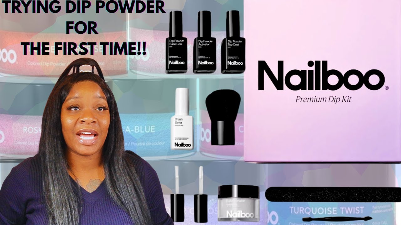 Пробую пудру для ногтей Nailboo Dip Powder впервые!!💅