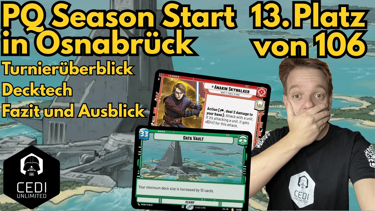 13. Platz zum PQ Season Start in Osnabrück  Star Wars Unlimited