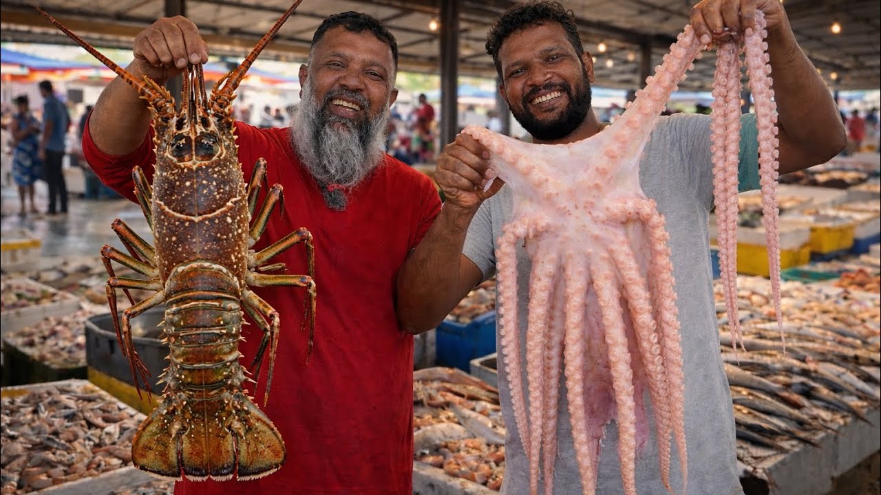 රට වටේම මාළු ගනන් උනාට මීගමුවේ මාළු ගාන කොහොමද | Negombo Fresh Seafood #fishingvideo #fishinglife 