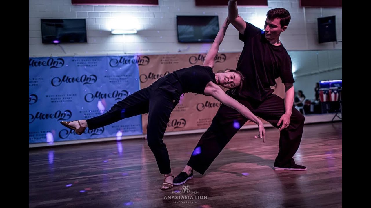 Semion Ovsiannikov & Maria Elizarova West Coast Swing ProShow at MoveOn 2023, Switzerland