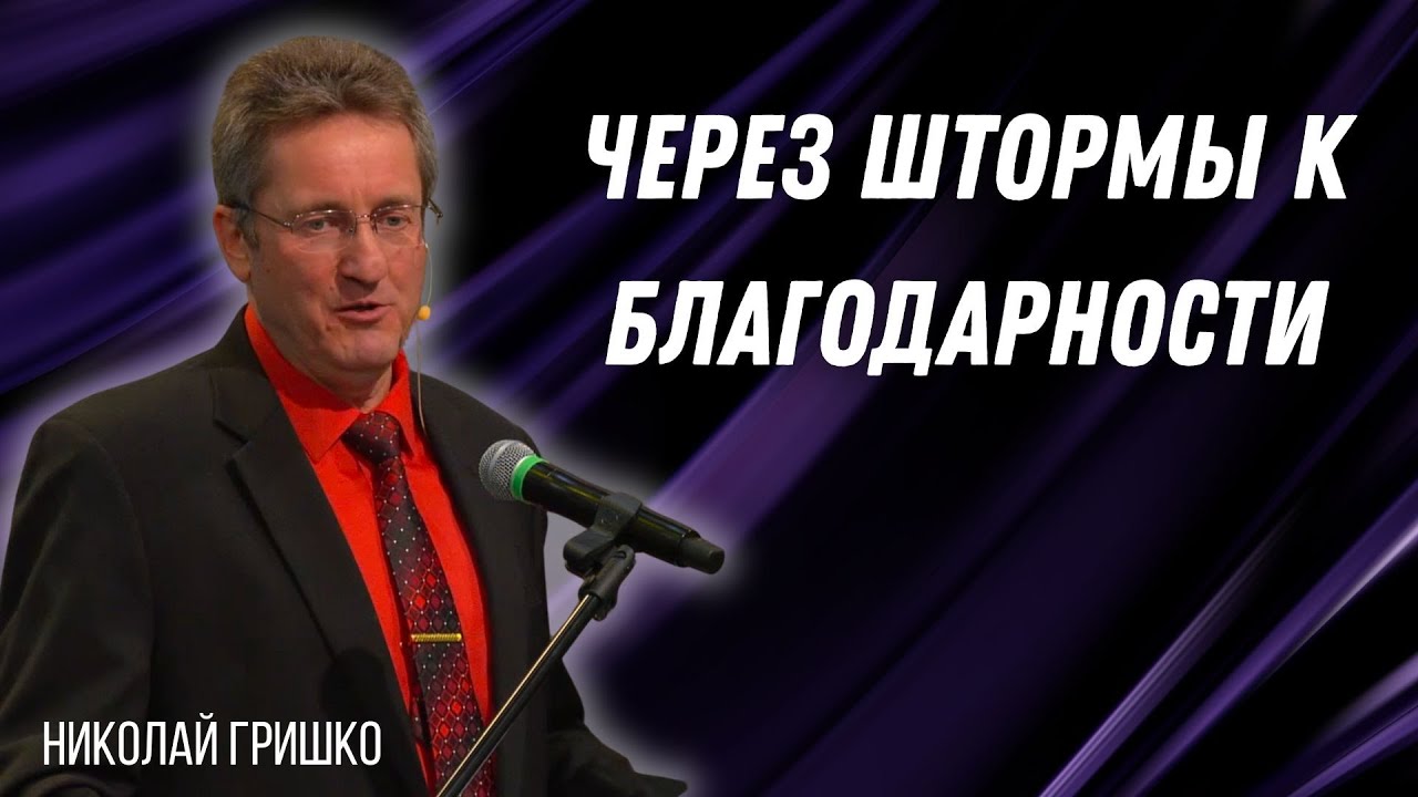 Через штормы к благодарности.  Николай Гришко.