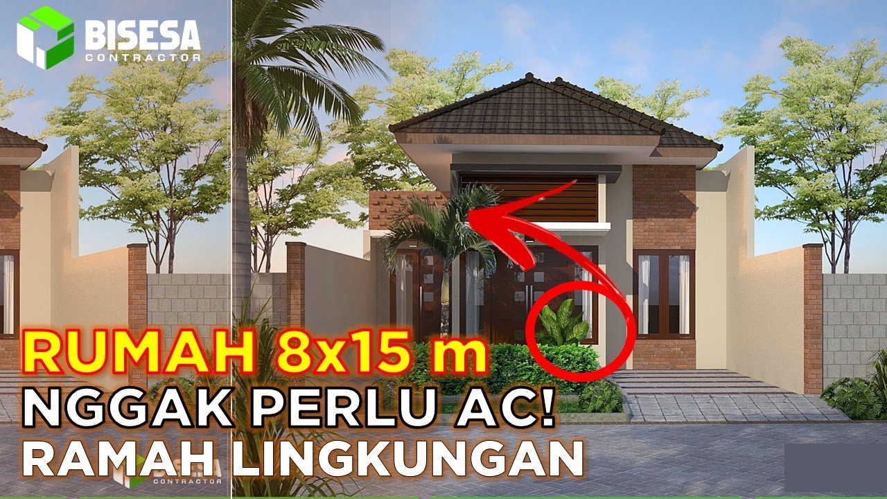 MODEL RUMAH MINIMALIS 2020 8X15 MODERN TERASA LUAS - p Amir