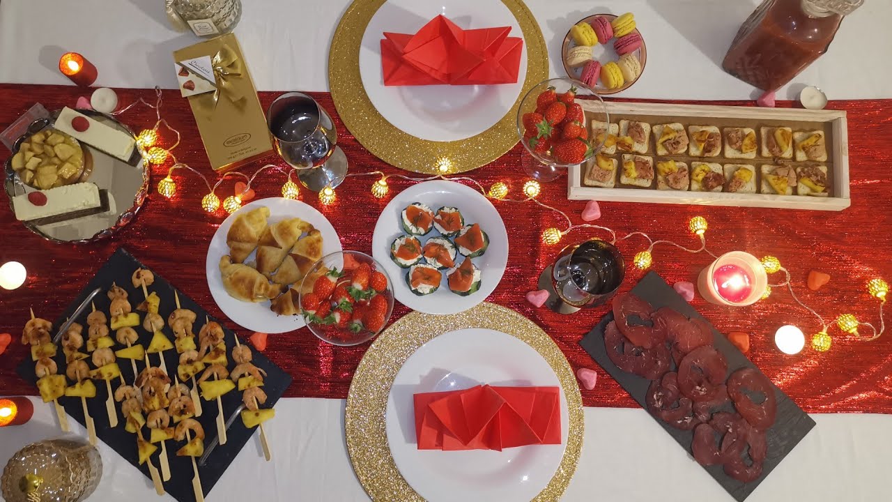 ORGANISER UN DÎNER ROMANTIQUE ❣️🍰عشاء رومانسي
