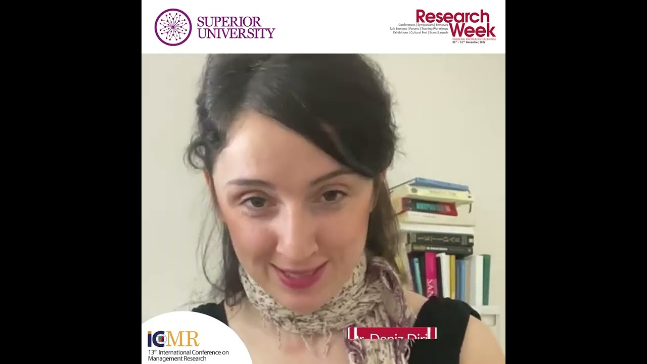 ICMR | Keynote speaker | Dr. Deniz Dirik