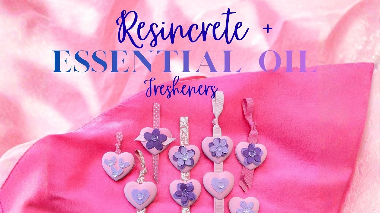DIY Resin-Crete Air Freshener 🌿✨ Scented with Essential Oils