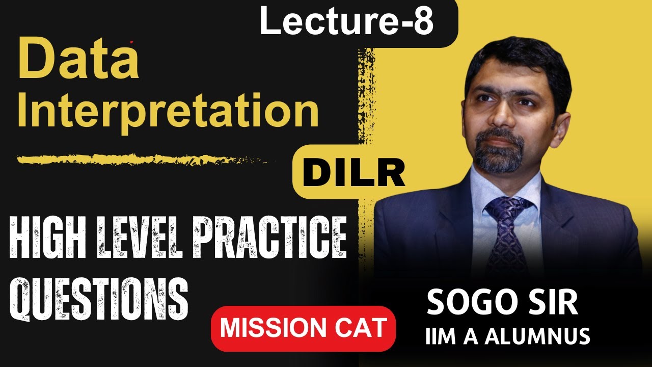 DI Lecture-8 | High Level Practice Questions I DILR I CAT I SoGo (IIM A)