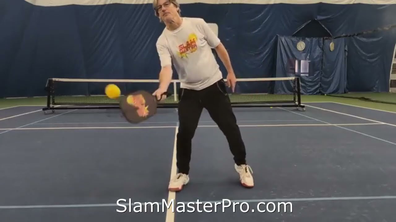 Pickleball Viewer Warning! Slam Master Pro Practice, Training, Drill paddle. REVENGE