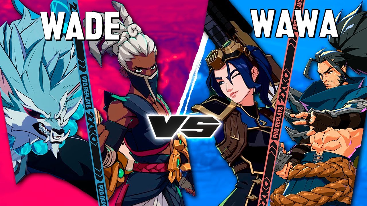2XKO ▰ WADE (Ekko-Warwick) vs WAWA (Caitlyn-Yasuo) ▰ 2XKO Pro level replays