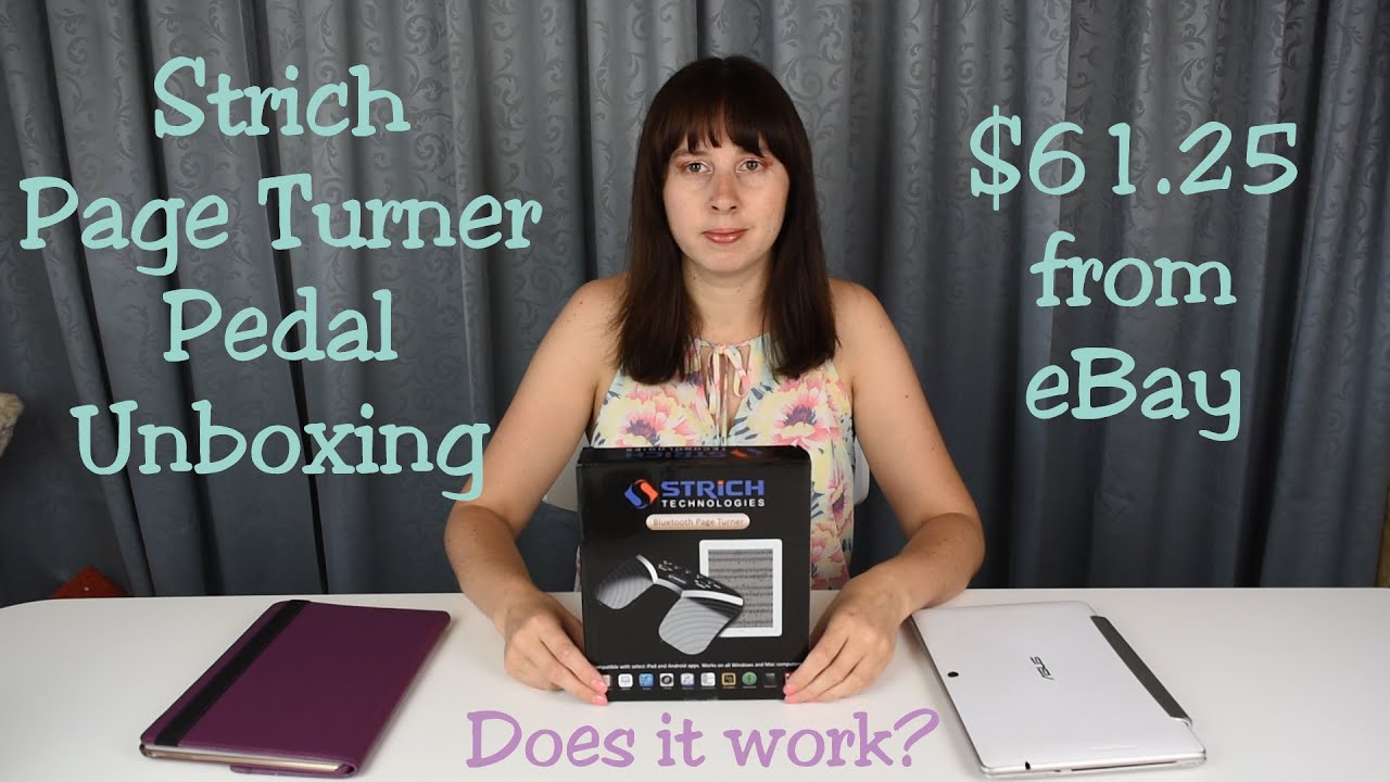 Strich bluetooth page turner pedal - Unboxing and first impressions!