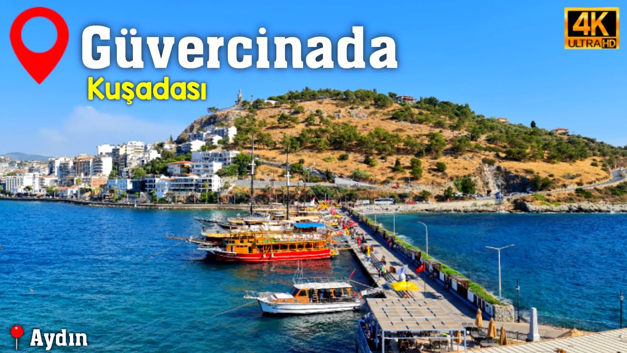 Kuşadası Tarihî Guvercinada Kalesi Tanıtım Gezisi - 4K (2024) | Kuşadası Gezilecek Yerler