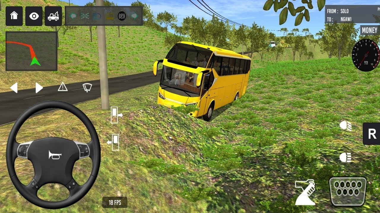 Indonesia Coach bus driving 💥 😍| Euro bus simulator 2026 Android gameplay #game 1 Part 99