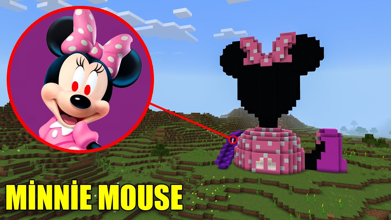 KULÜP EVİNDE Minnie Mouse'yi Buldum! - Minecraft