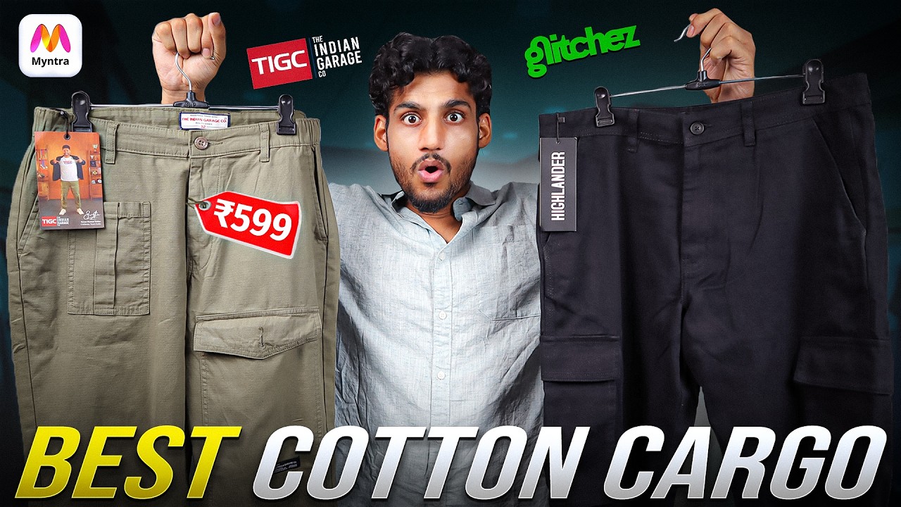 The Only 5 Cargo Pants You Need for 2026! (Budget Myntra Haul)
