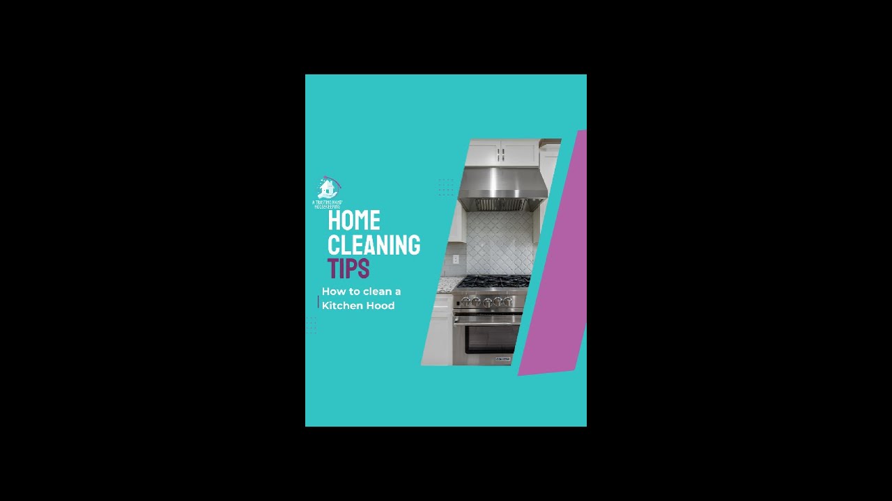 How to Deep Clean a Kitchen Hood- Long version