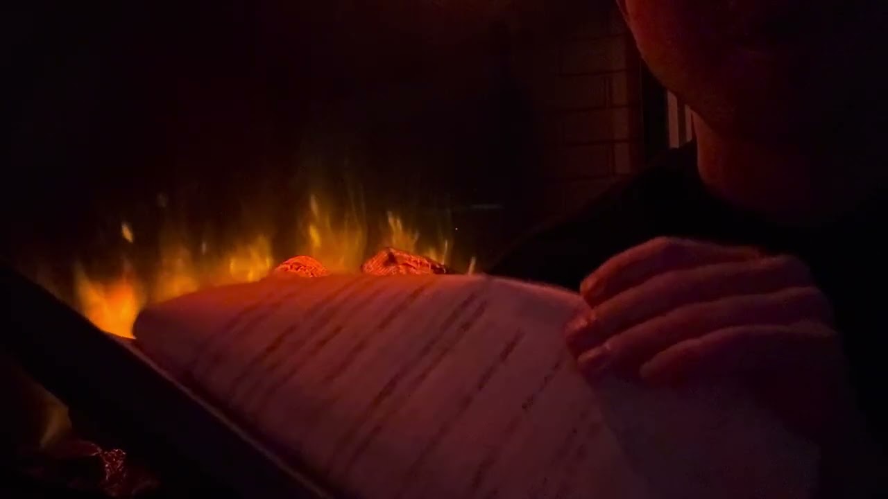 asmr whisper ramble by the fire :)