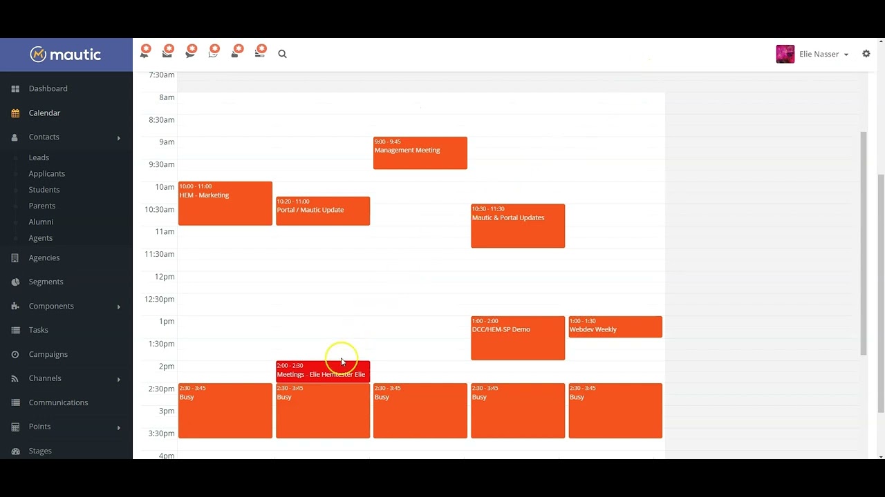 Mautic CRM: Google Calendar Sync