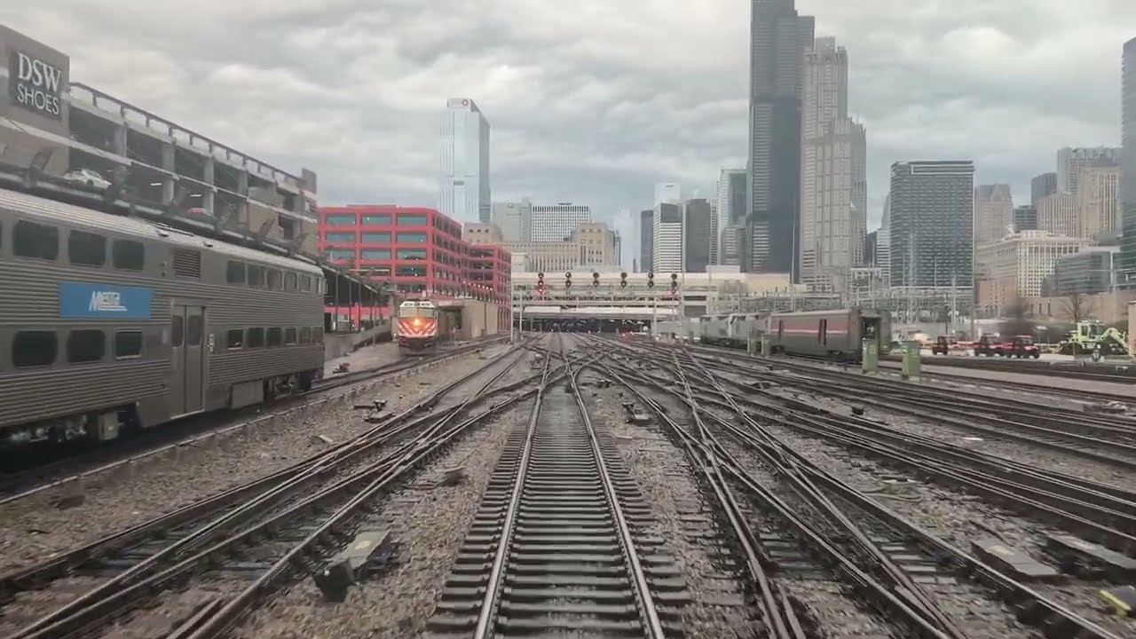 Metra Train Cab Car Ride On BNSF Train #1234 From Congress Park To CUS On February 26, 2025