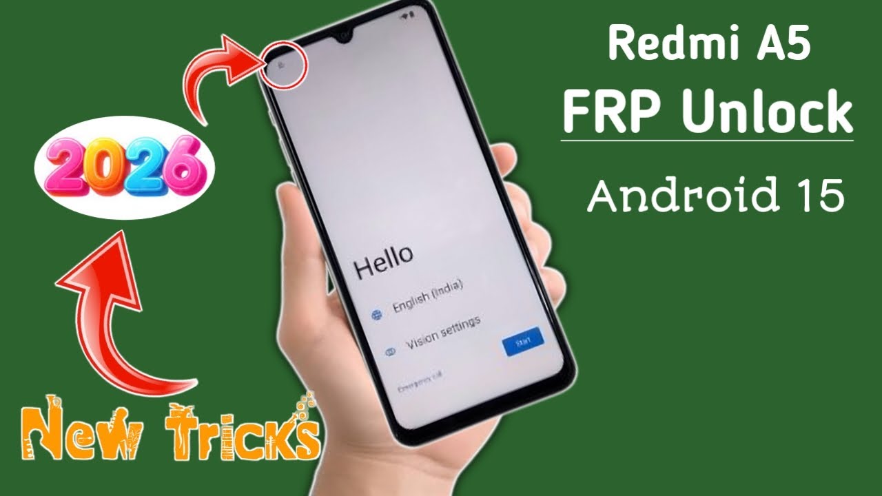 Redmi A5 FRP Bypass/Unlock 2026 Android 15 ✔️ 100% Working | Xiaomi Redmi A5 Remove Google Account ✅