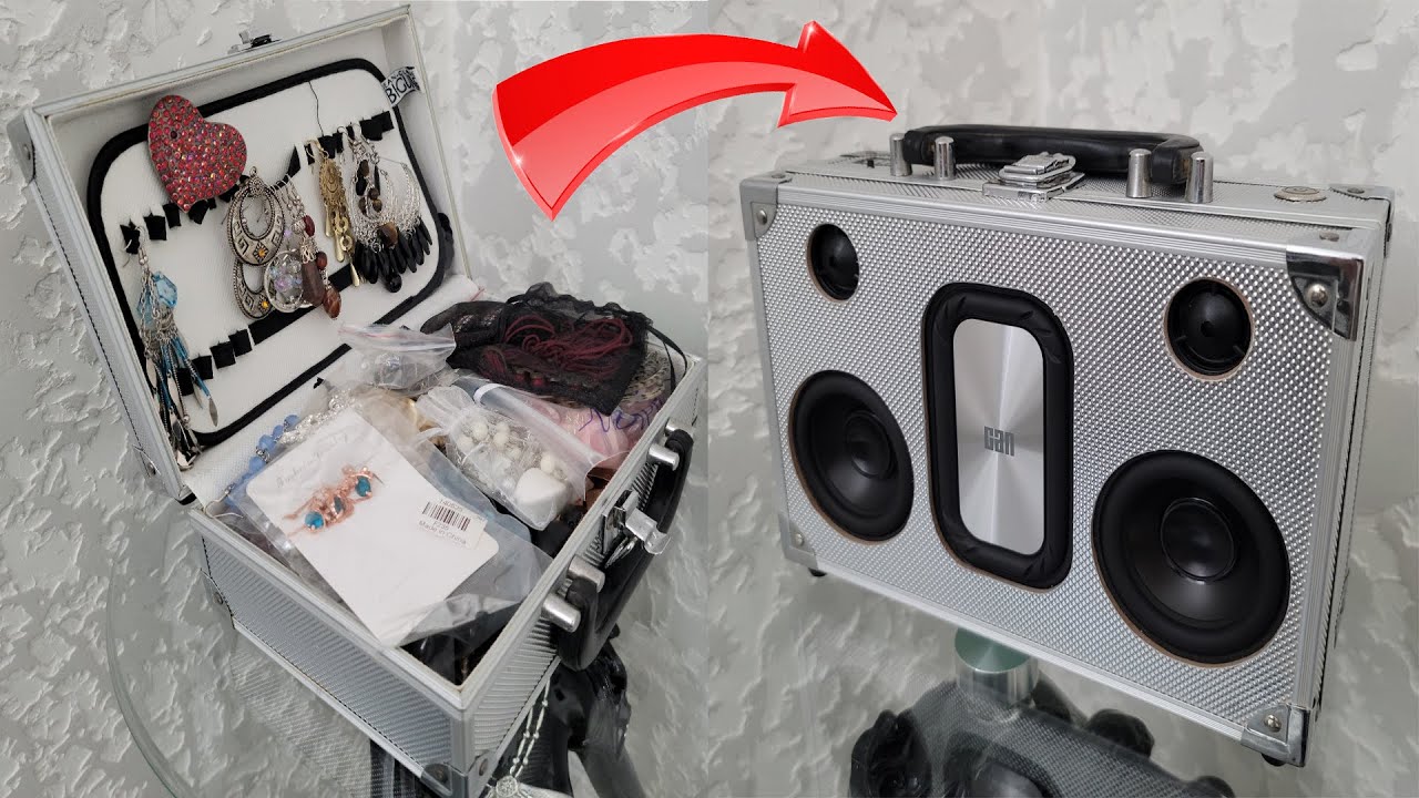 DIY Bluetooth Speaker Used Jewelry Box |Jewelry BoomBox|