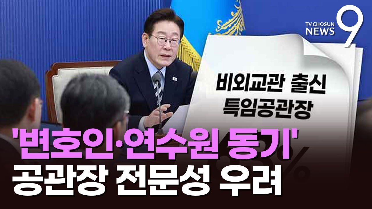 '대선 공신·연수원 동기'…'李 정부 임명' 공관장 63% 비외교관 [뉴스9]
