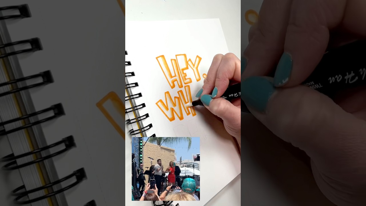 Lettering Phineas’s “Hey, Where’s Perry?” with Vincent Martella | LIVE Gitchee Gitchee Goo 🎶